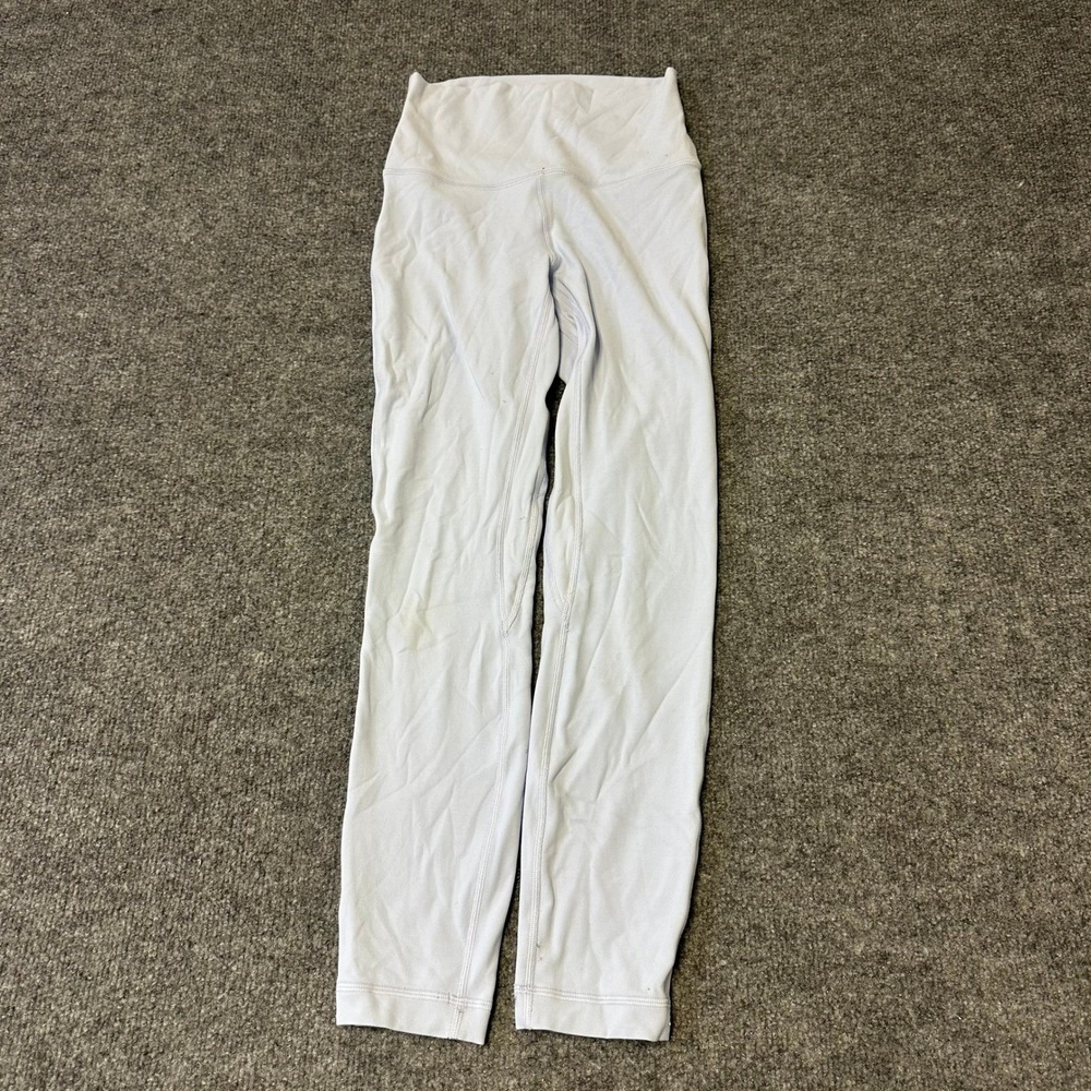 Lululemon Leggings Womens Size 4 Light Blue Align High Rise Yoga Athletic Pants